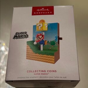 Hallmark Keepsake Super Mario brothers Ornament Collecting Coins